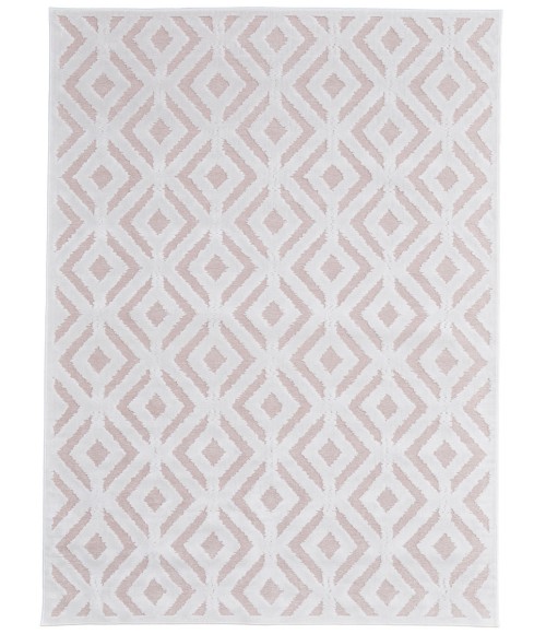 Feizy Saphir Mira BLUSH/WHITE 6803490F 9 ft. 8 in. X 12 ft. 7 in. Rectangle Rug
