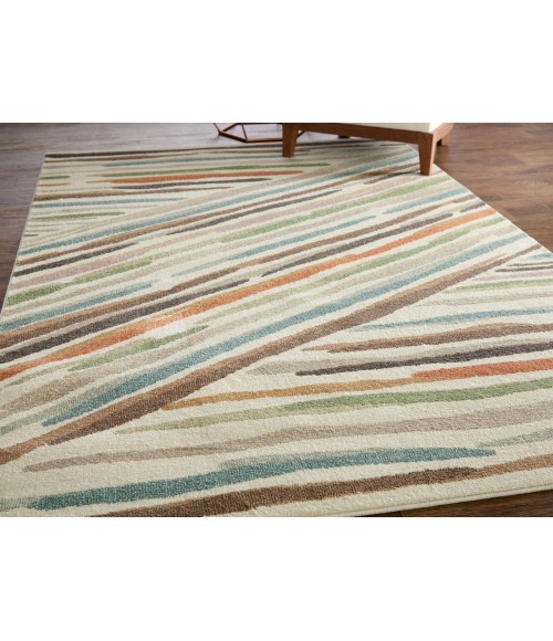 Feizy Eden Ivory/Brown/Blue EDN39QXF 12 ft. X 15 ft. Rect. Rug