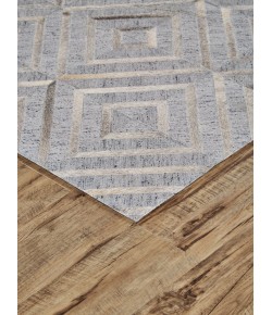 Feizy Fannin BISQUE/STORM 7380754F 9 ft. 6 in. X 13 ft. 6 in. Rectangle Rug
