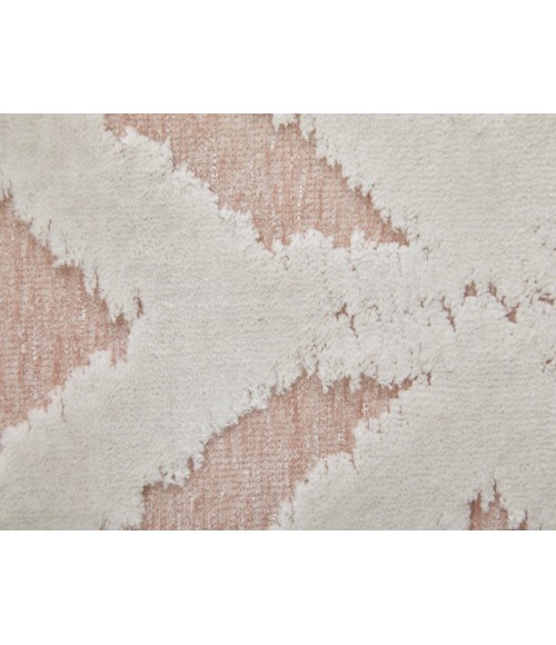 Feizy Saphir Mira BLUSH/WHITE 6803490F 9 ft. 8 in. X 12 ft. 7 in. Rectangle Rug