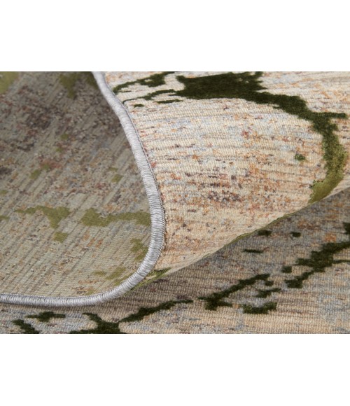Feizy Pryor GREEN/MULTI PRY39NEF 5 ft. X 8 ft. Rectangle Rug