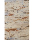 Feizy Everley Abstract Tufted Wool Rug, Ivory/Light Blue/Brown, 5' x 8' Area Rug