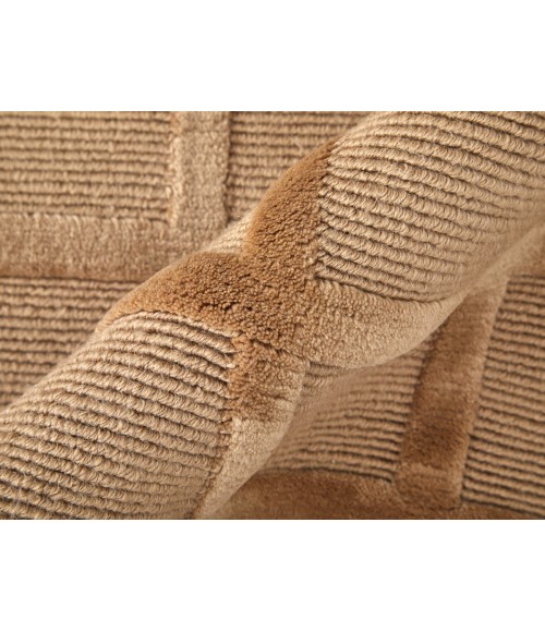 Feizy Channels BEIGE 2877278F 2 ft. X 3 ft. Rectangle Rug