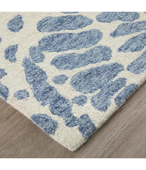Feizy Wallace Blue/Ivory WAL8A39F 2 ft. X 3 ft. Rect. Rug