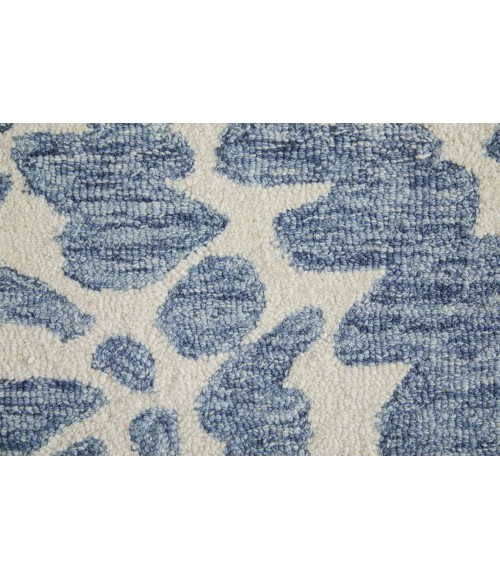 Feizy Wallace Blue/Ivory WAL8A39F 2 ft. X 3 ft. Rect. Rug