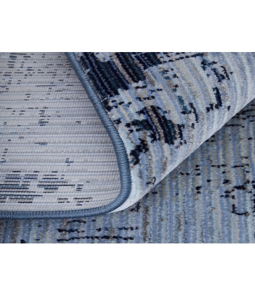 Feizy Sonora BLUE/LIGHT BLUE SNR39PLF 7 ft. 10 in. X 10 ft. 3 in. Rectangle Rug
