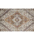 Percy Area Rug Feizy Percy Vintage Medallion Rug, Terracotta/Country Blue, 9ft-2in x 12ft Area Rug