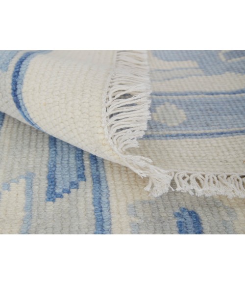 Feizy Karina IVORY/BLUE 90969G7F 8 ft. 6 in. X 11 ft. 6 in. Rectangle Rug