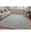 Feizy Lorrain GREEN/IVORY 6108919F 8 ft. X 10 ft. Rectangle Rug