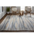Beckett Area Rug Feizy Beckett Moroccan, Gray/Tan/Silver, 9' x 12' Area Rug