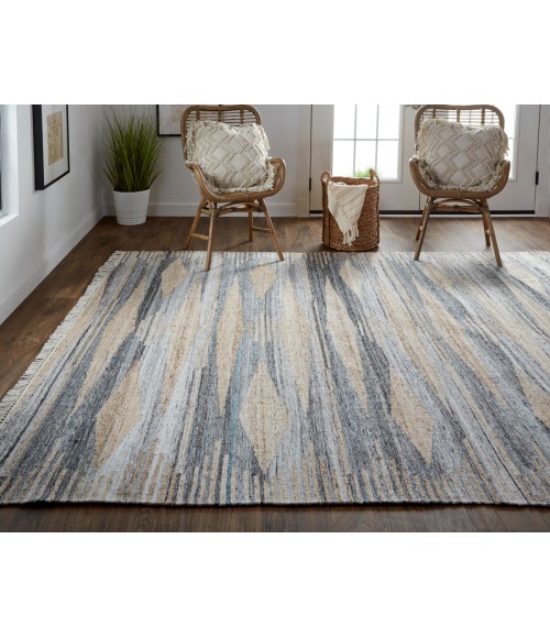 Beckett Area Rug Feizy Beckett Moroccan, Gray/Tan/Silver, 9' x 12' Area Rug