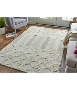 Feizy Anica 8013F IVORY Area Rug 10 ft. X 14 ft. Rectangle