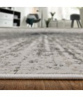 Feizy Micah Mid-Century Modern Abstract, Ivory/Gray/Blue, 8' x 10' Area Rug