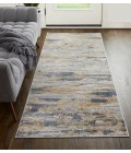Feizy Laina Industrial Abstract, Tan/Orange/Ivory, 3' x 12' Runner
