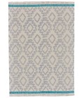 Adia Area Rug Feizy Adia Global Diamond, Gray/Ivory/Blue, 8' x 11' Area Rug
