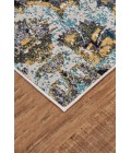 Brixton Area Rug Feizy Brixton Cottage Floral & Botanical, Ivory/Blue/Green, 8' x 8' Round Rug