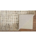 Feizy Maddox Modern Tufted Architectural Area Rug, Pebble Tan/Ivory, 5ft x 8ft