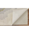 Feizy Clio Industrial Abstract, Green/Purple/Ivory, 9' x 12' Area Rug
