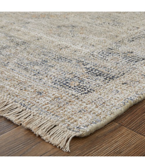 Feizy Caldwell Bohemian & Eclectic Medallion, Tan/Gray/Gold, 9' x 12' Area Rug