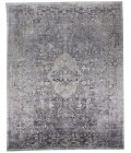Feizy Sarrant Bohemian & Eclectic Medallion, Gray/Silver/Ivory, 9'-6" x 12'-7" Area Rug