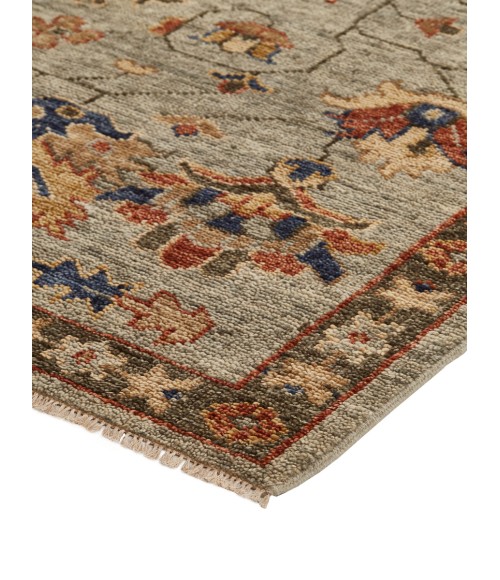 Feizy Carrington GREEN GRAY Rug 9826503F 9 ft. 6 in. X 13 ft. 6 in. Rectangle - Rugs Town Feizy Carrington GREEN GRAY 9826503F 9 ft. 6 in. X 13 ft. 6 in. Rectangle Rug