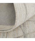 Feizy Whitton Casual Abstract, Ivory/Gray, 9' x 12' Area Rug