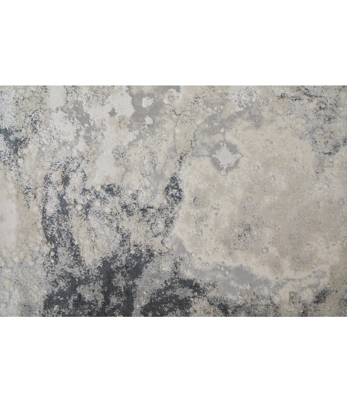 Feizy Astra Industrial Abstract, Gray/Ivory, 8' x 10' Area Rug