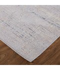 Feizy Francisco Moroccan Linear Rug, Gray/Ivory, 9' x 12' Area Rug