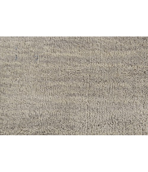 Feizy Luna Casual Solid, Gray/Ivory, 9'-6" x 13'-6" Area Rug