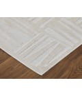 Feizy Saphir Mira WHITE/WHITE Rug 6803493F 7 ft. 6 in. X 7 ft. 6 in. Round - Rugs Town Feizy Saphir Mira WHITE/WHITE 6803493F 7 ft. 6 in. X 7 ft. 6 in. Round Rug