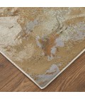 Feizy Clio Industrial Abstract, Orange/Purple/Green, 9' x 12' Area Rug
