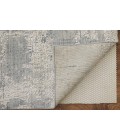 Feizy Eastfield Casual Abstract, Silver/Gray, 2'-6" x 8' Runner