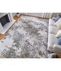 Feizy Waldor IVORY/GRAY 73539NDF 8 ft. X 11 ft. Rectangle Rug