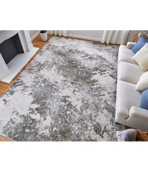 Feizy Waldor IVORY/GRAY 73539NDF 8 ft. X 11 ft. Rectangle Rug