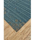 Feizy Qing Casual Stripes, Blue/Green/Tan, 2' x 3' Accent Rug
