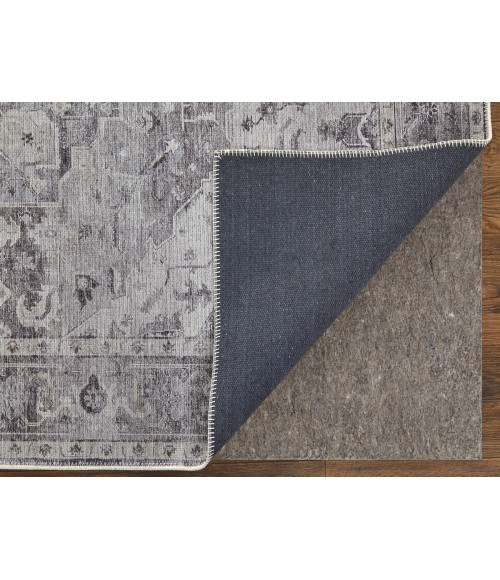 Feizy Percy GRAY/IVORY Rug PRC39PCF 7 ft. 10 in. X 9 ft. 10 in. Rectangle - Rugs Town Feizy Percy GRAY/IVORY PRC39PCF 7 ft. 10 in. X 9 ft. 10 in. Rectangle Rug