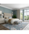 Feizy Dartmouth Blue/Ivory/Pink Rug DRT39QMF 9 ft. X 12 ft. Rect. - Rugs Town Feizy Dartmouth Blue/Ivory/Pink DRT39QMF 9 ft. X 12 ft. Rect. Rug