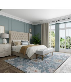 Feizy Dartmouth Blue/Ivory/Pink DRT39QMF 9 ft. X 12 ft. Rect. Rug