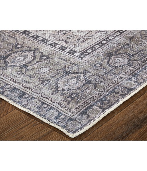 Feizy Percy CHARCOAL/IVORY Rug PRC39PBF 5 ft. 3 in. X 7 ft. 6 in. Rectangle - Rugs Town Feizy Percy CHARCOAL/IVORY PRC39PBF 5 ft. 3 in. X 7 ft. 6 in. Rectangle Rug