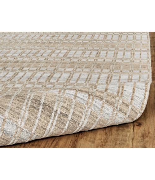 Feizy Odell TAN/SILVER 6866385F 10 ft. X 14 ft. Rectangle Rug