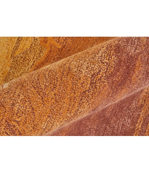 Feizy Anya Industrial Abstract, Red/Orange/Ivory, 10' x 14' Area Rug