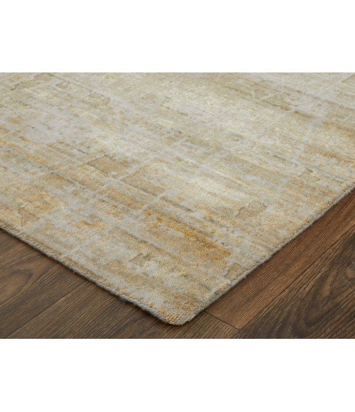 Feizy Eastfield GOLD/IVORY EAS69FPF 4 ft. X 6 ft. Rectangle Rug