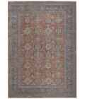 Feizy Marquette Rustic Persian Farmhouse Rug, Rust/Aegean Blue, 7ft-10in x 9ft-10in