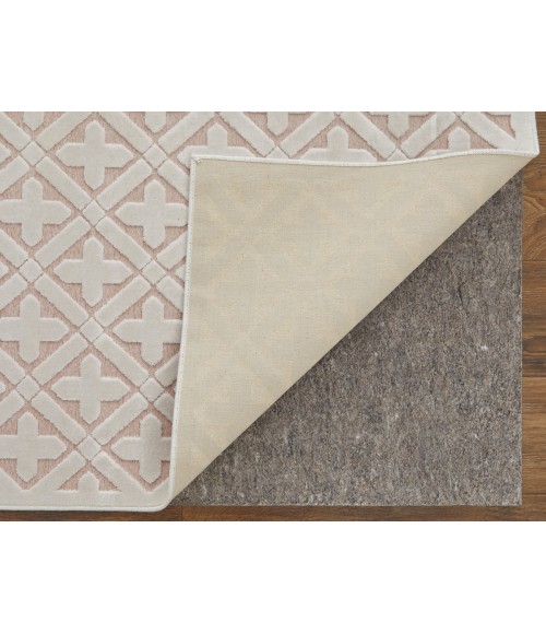 Feizy Saphir Mira BLUSH/WHITE Rug 6803500F 9 ft. 8 in. X 12 ft. 7 in. Rectangle - Rugs Town Feizy Saphir Mira BLUSH/WHITE 6803500F 9 ft. 8 in. X 12 ft. 7 in. Rectangle Rug
