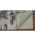 Feizy Zarah Bohemian & Eclectic Abstract, Ivory/Gray/Blue, 3'-6" x 5'-6" Accent Rug
