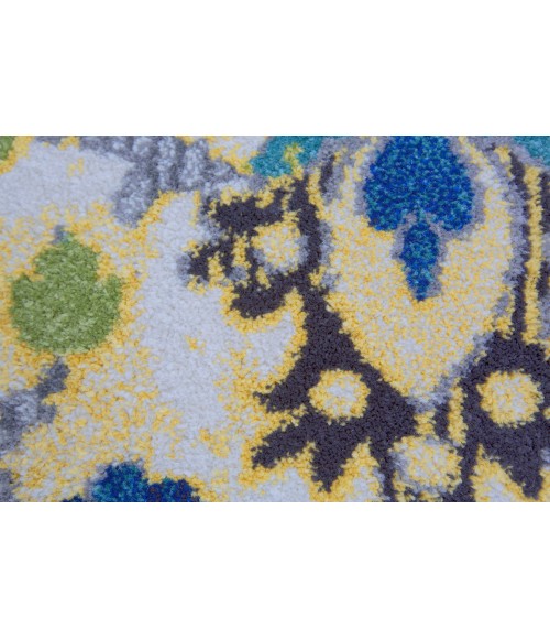 Brixton Area Rug Feizy Brixton Bohemian & Eclectic Floral & Botanical, Green/Blue/Tan, 10' x 13'-2" Area Rug