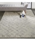 Feizy Micah Industrial Distressed, Silver/Gray/White, 3'-11" x 6' Accent Rug