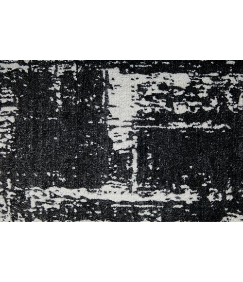 Coda Area Rug Feizy Coda Industrial Abstract, Black/White, 2' x 3' Accent Rug