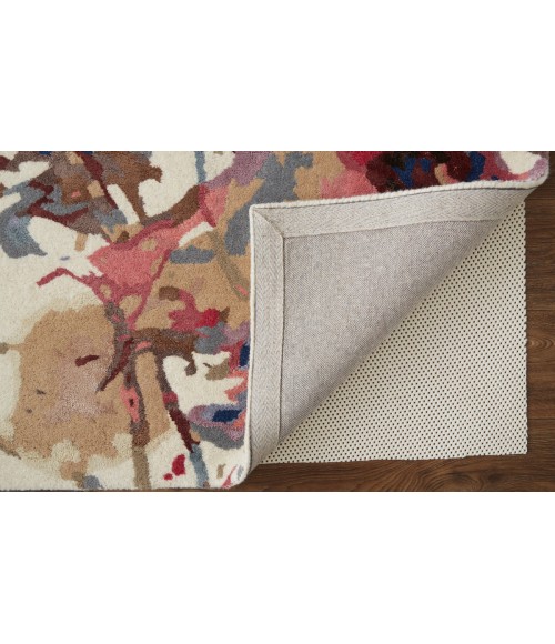 Dafney Area Rug Feizy Dafney Casual Floral & Botanical, Blue/Pink/Gray, 2' x 3' Accent Rug