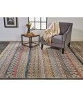 Feizy Payton PINK/MULTI 9806498F 2 ft. X 2 ft. Square Rug